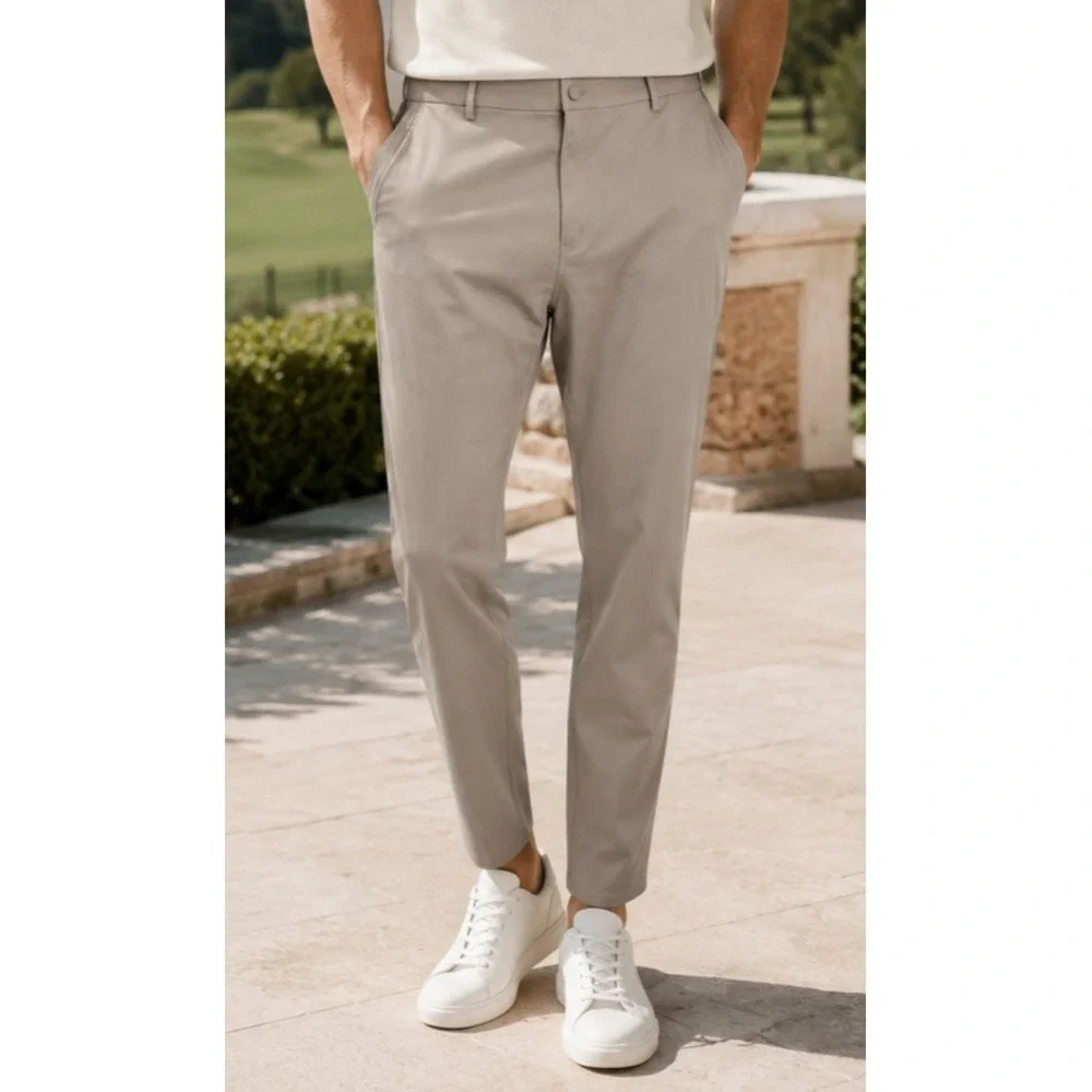 Jack Archer Jetsetter Tech Pants 38 x 32 Oak Khaki Straight Fit Performance Golf - Picture 1 of 11